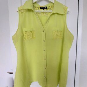 CLAIRE FRANCE Sleeveless Blouse - Size 16